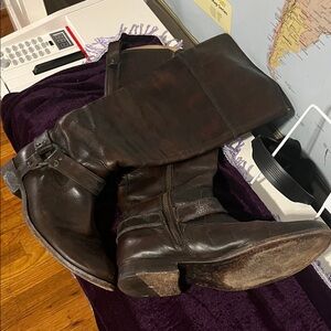 Frye Women's Brown Heeled Boots